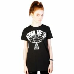 T-shirt Hardcore Women's - Beam Me Up - DISTURBIA