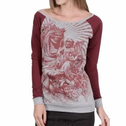 T-shirt Hardcore Women's - Black Santa - HYRAW