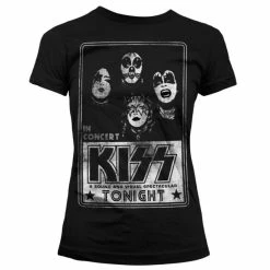 Women's T-shirt KISS - In Concert Distressed Poster - HYBRIS