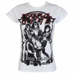 Women's T-shirt KISS - I Love It Loud - HYBRIS