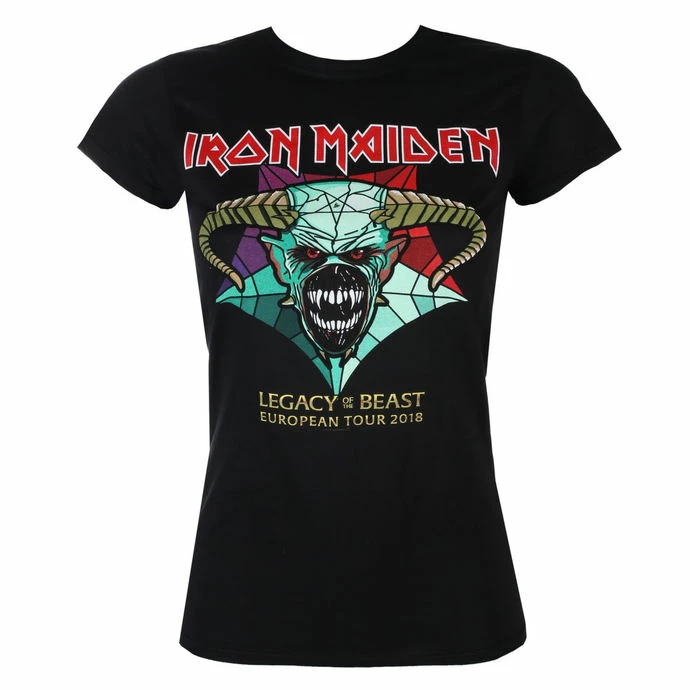 T-shirt Metal Women's Iron Maiden - Legacy Of The Beast European Tour 2018 - ROCK OFF