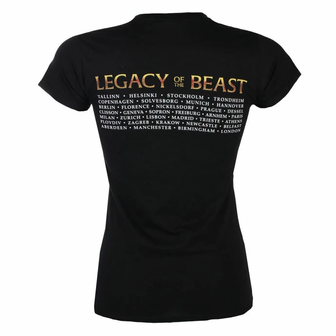 T-shirt Metal Women's Iron Maiden - Legacy Of The Beast European Tour 2018 - ROCK OFF - Image 2