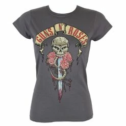 T-shirt Metal Women's Guns N' Roses - Dripping Dagger - ROCK OFF