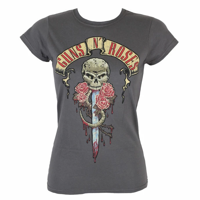 T-shirt Metal Women's Guns N' Roses - Dripping Dagger - ROCK OFF