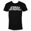 Men's T-shirt Avenged Sevenfold - Logo & Deathbat Applique - Black - ROCK OFF