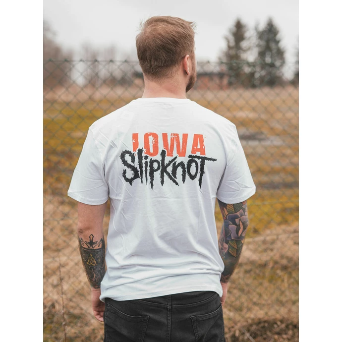 Men's T-shirt Slipknot - Iowa - Goat Shadow - WHT - ROCK OFF - Image 4
