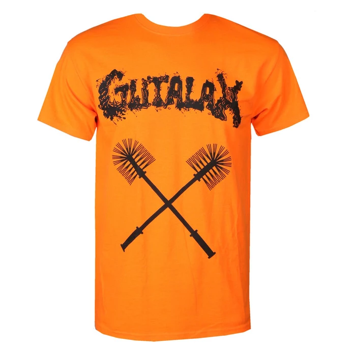 Men's T-shirt GUTALAX - Toilet Brushes - Savety Orange - ROTTEN ROLL REX