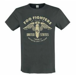 Men's T-shirt FOO FIGHTERS - ONE BY ONE - CHARCOAL - AMPLIFIED