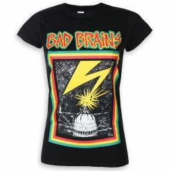 T-shirt Metal Women's Bad Brains - PLASTIC HEAD - PLASTIC HEAD