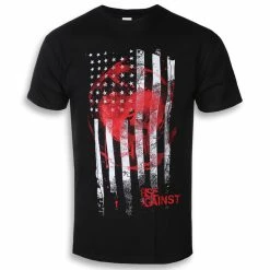 T-shirt Metal Men's Rise Against - Stained Flag - KINGS ROAD