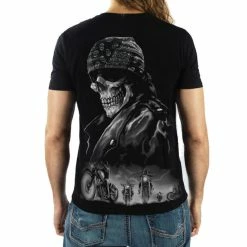 Men's T-shirt LETHAL THREAT - Biker From Hell - Black