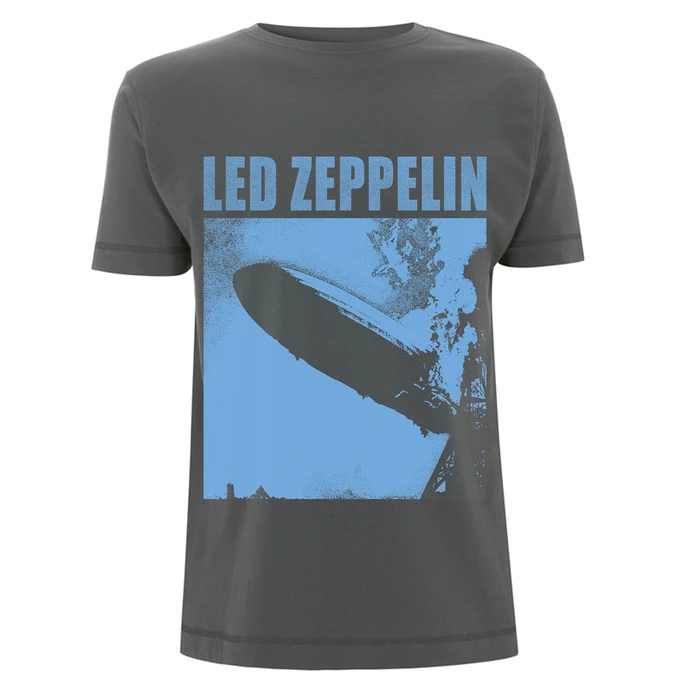 T-shirt Metal Men's Led Zeppelin - LZ1 Blue Cover - NNM
