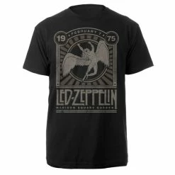 Men's T-shirt Led Zeppelin - Madison Square Garden 1975 Event - Black