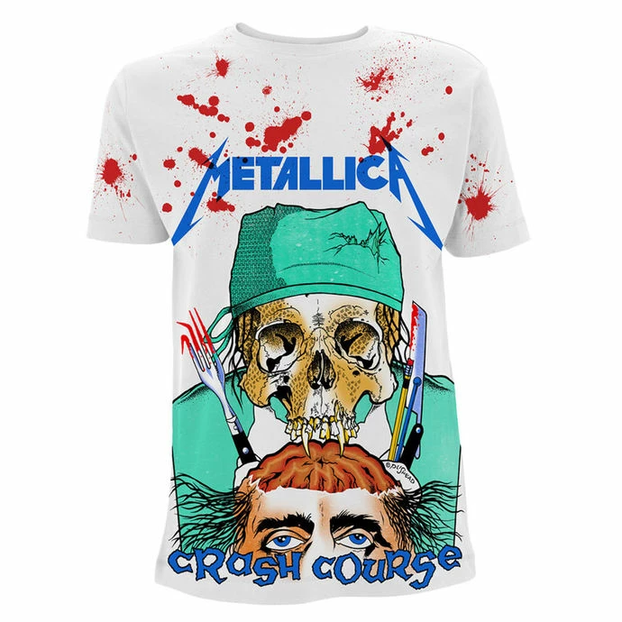 T-shirt Metal Men's Metallica - Crash Course In Brain Surgery - NNM