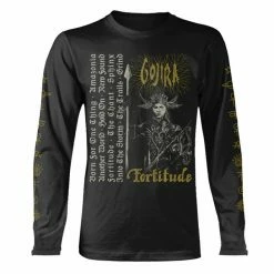 Men's T-shirt Long Sleeve GOJIRA - FORTITUDE TRACKLIST - ORGANIC - PLASTIC HEAD