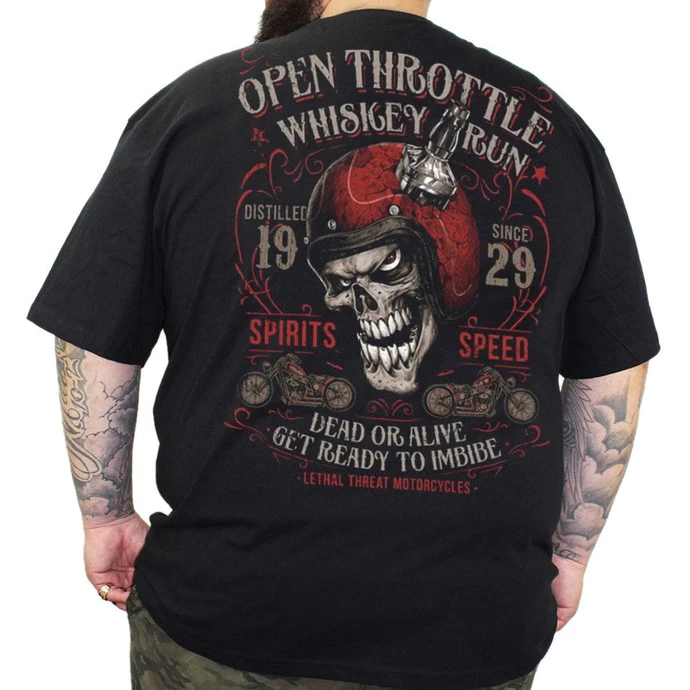 T-shirt Hardcore Men's - OPEN THROTTLE - LETHAL THREAT - Image 3