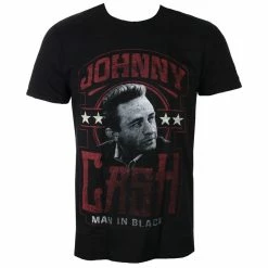 Men's T-shirt Johnny Cash - Man In Black - Black - ROCK OFF