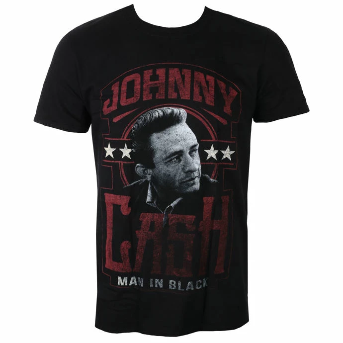 Men's T-shirt Johnny Cash - Man In Black - Black - ROCK OFF