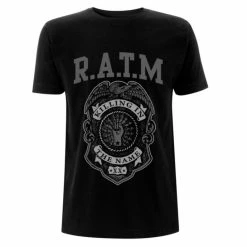 T-shirt Metal Men's Rage Against The Machine - Grey Police - NNM