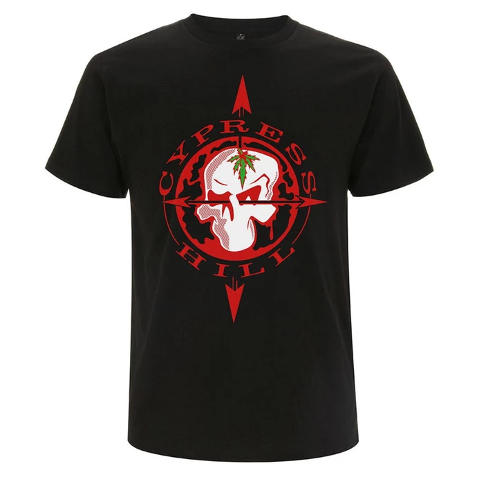 T-shirt Metal Men's Cypress Hill - Skull Compass- Black - NNM