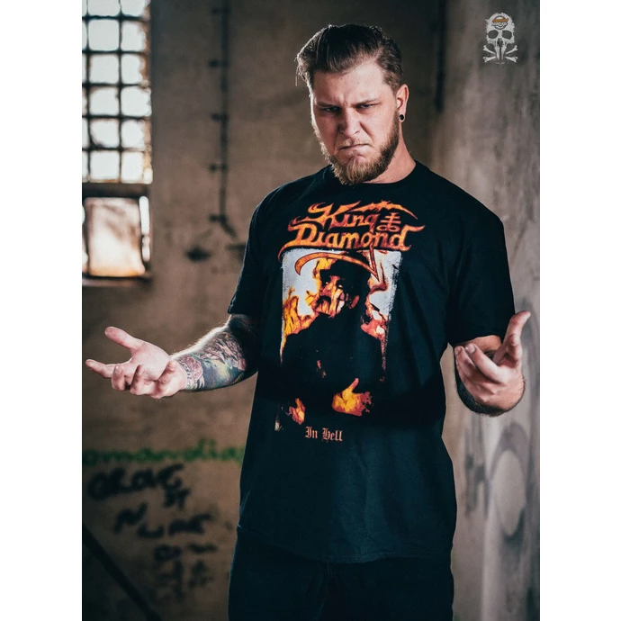 T-shirt Metal Men's King Diamond - IN HELL - PLASTIC HEAD - Image 2