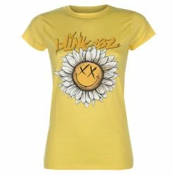 Women's T-shirt Blink 182 - Sunflower - YELLOW - ROCK OFF