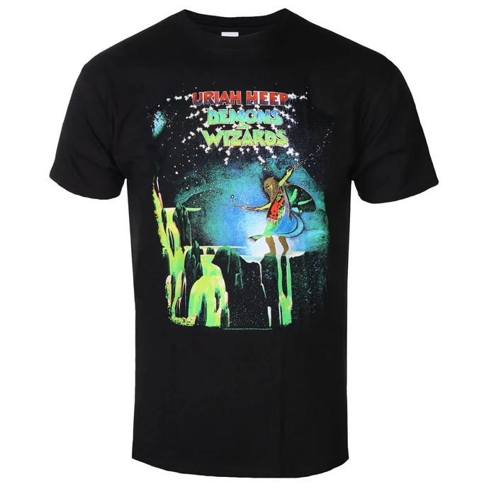 T-shirt Metal Men's Uriah Heep - DEMONS AND WIZARDS - PLASTIC HEAD
