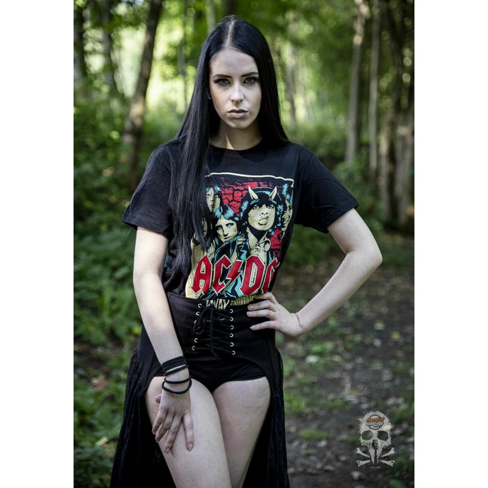 Men's T-shirt AC/DC Highway To Hell - Sketch - Black - ROCK OFF - Image 2