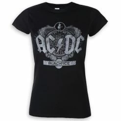 T-shirt Women's AC/DC - Black Ice - ROCK OFF