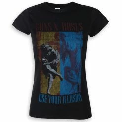 T-shirt Metal Women's Guns N' Roses - Use Your Illusion - ROCK OFF