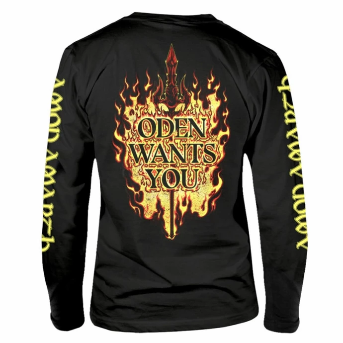 Men's T-shirt With Long Sleeves AMON AMARTH - ODEN WANTS YOU - PLASTIC HEAD - Image 2