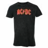 Men's T-shirt AC/DC - Logo - Snow Wash - ROCK OFF