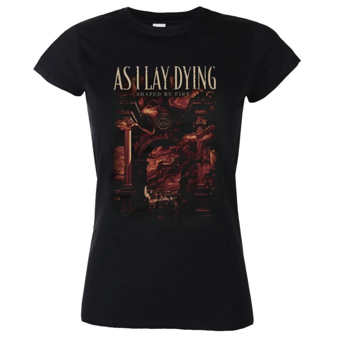 T-shirt Metal Women's As I Lay Dying - Shaped By Fire - NUCLEAR BLAST