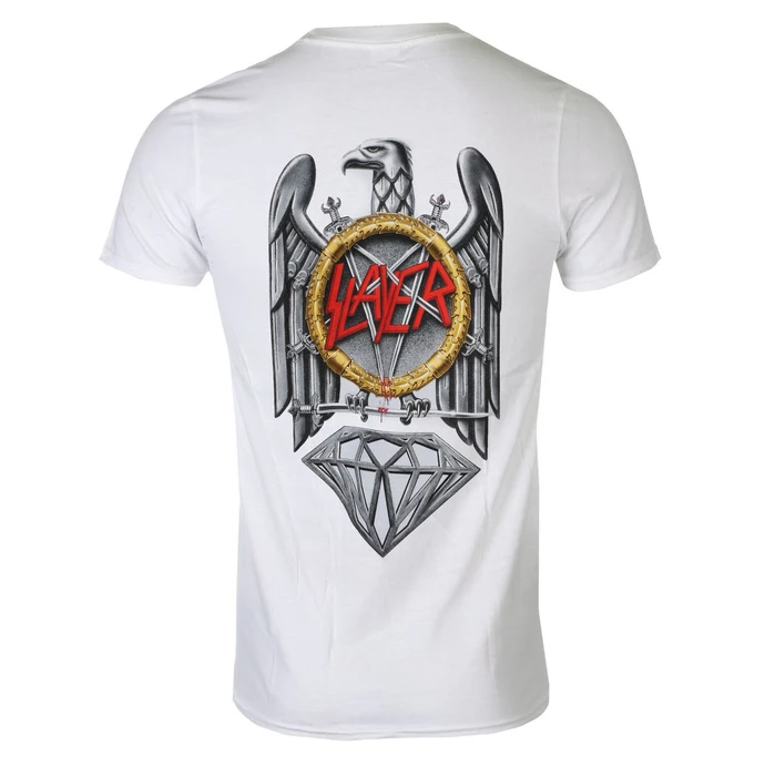 T-shirt Men SLAYER - DIAMOND - Brilliant Abyss - White - Image 4