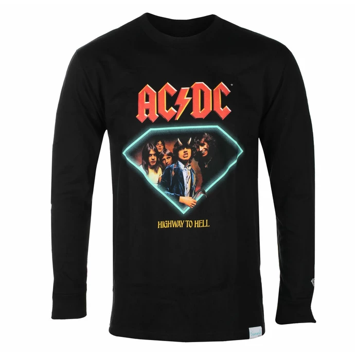 Men's T-shirt Long Sleeve DIAMOND X AC/DC - Highway To Hell - Black