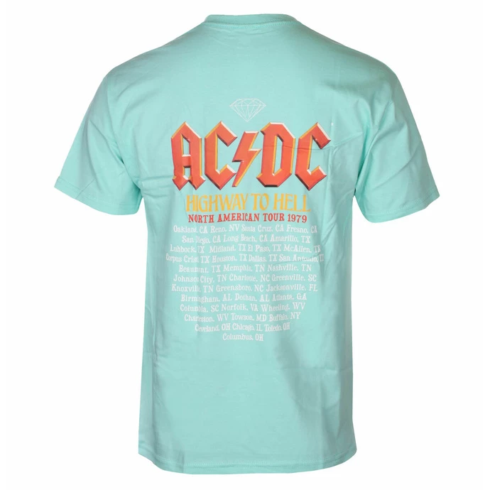 Men's T-shirt DIAMOND X AC/DC - Highway To Hell - Blue - Image 2