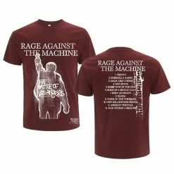 T-shirt Metal Men's Rage Against The Machine - BOLA Album Cover Tracks - NNM