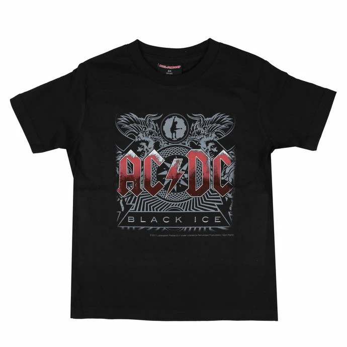 T-shirt Metal Men's AC-DC - Black Ice - Metal-Kids