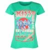 Women's T-shirt Kiss - Destroyer Tour 78 - GREEN - ROCK OFF