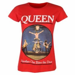 Women's T-shirt Queen - Another One Bites The Dust RED - ROCK OFF