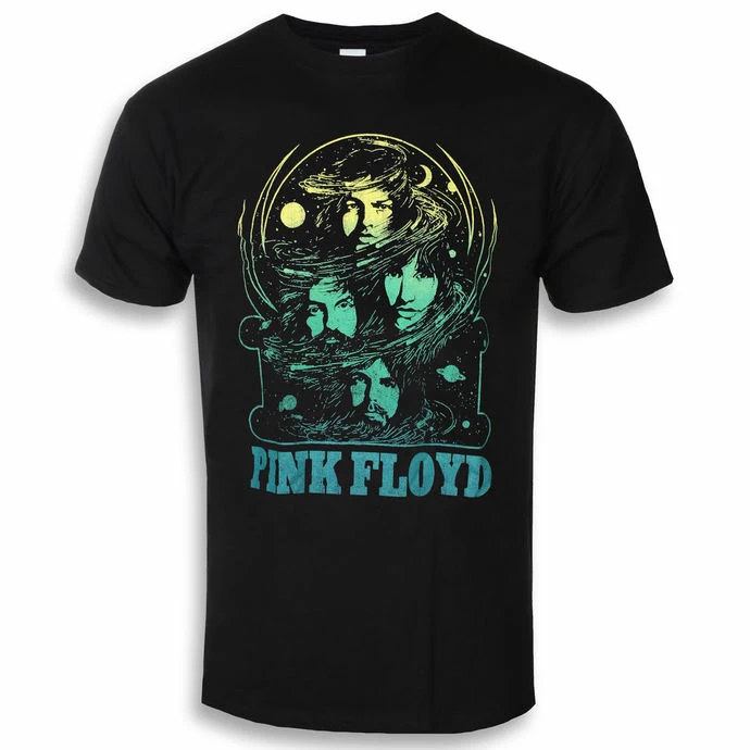 Men's T-shirt Pink Floyd - Green Swirl - ROCK OFF