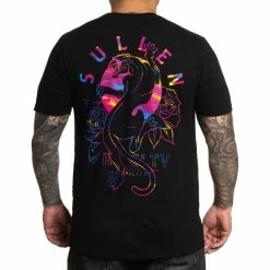 Men's T-shirt SULLEN - RAD PANTHER- JET BLACK