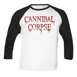 T-shirt Metal Men's Cannibal Corpse - Dripping Logo BASEBALL - NUCLEAR BLAST