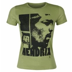 Women's T-shirt Jimi Hendrix - Let Me Live Scoop - KHAKI - ROCK OFF