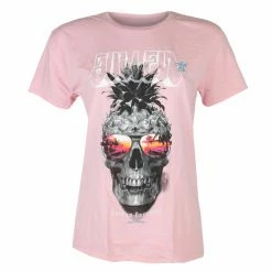 Women's T-shirt SULLEN - PINEAPPLE PARADISE - CANDY PINK