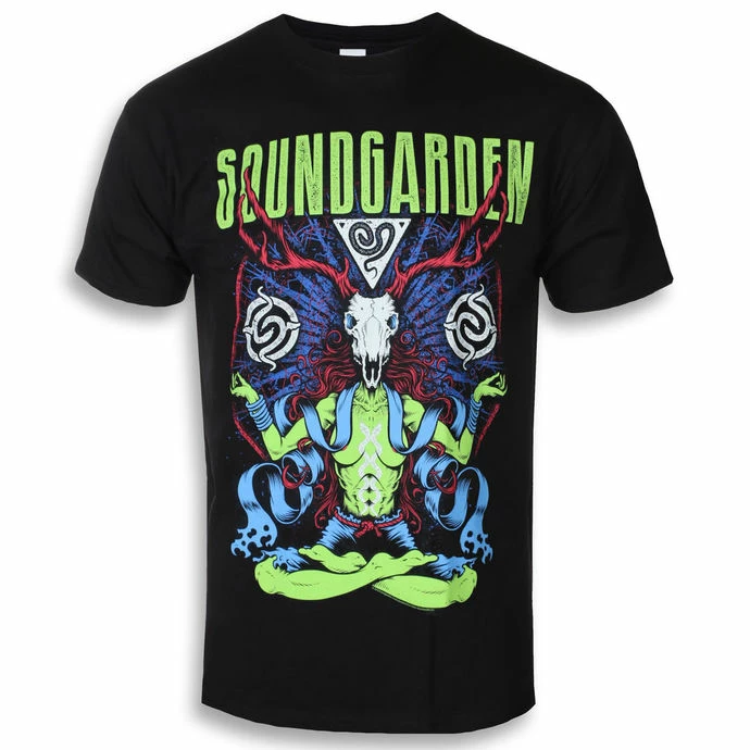 T-shirt Metal Men's Soundgarden - ANTLERS - PLASTIC HEAD