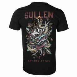 Men's T-shirt SULLEN - FLORAL SERPENT - BLACK
