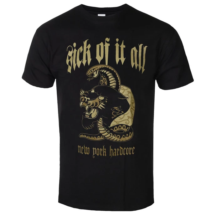 T-shirt Metal Men's Sick Of It All - PANTHER - PLASTIC HEAD