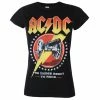 T-shirt Metal Women's AC-DC - For Those About To Rock - LOW FREQUENCY