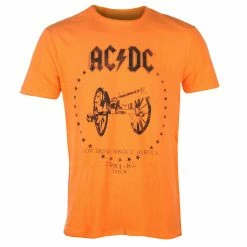 Men's T-shirt AC/DC - FOR THOSE ABOUT TO ROCK - ORANGE CRUSH - AMPLIFIED